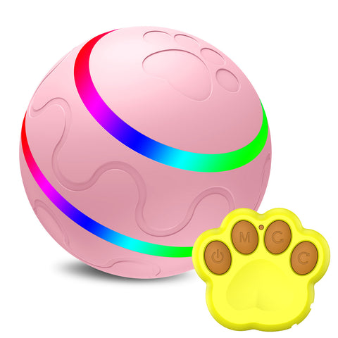 Intelligent Self-Rotating Cat Ball Toy - USB Rechargeable Interactive Fun