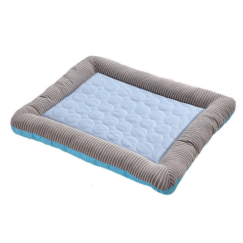 Pet Cooling Pad - Soft Ice Silk Mat for Dogs & Cats - Breathable Summer Blanket