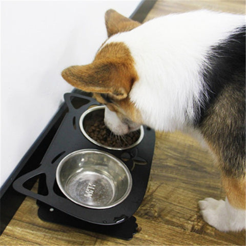 Anti-falling Cat Dog Feeding Water Bowl