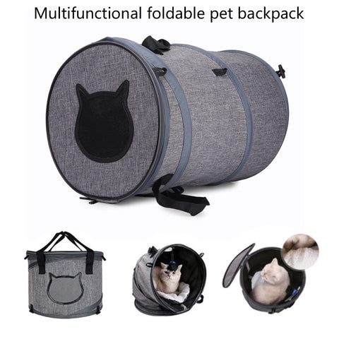 Fodable Pet Dog Cat Carrier Bag Outdoor Travel