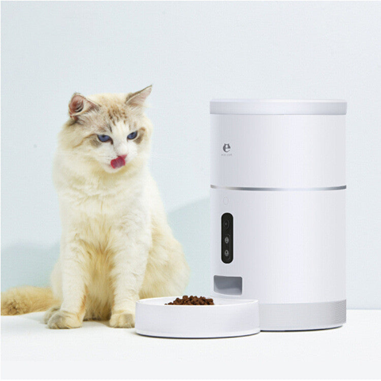 Pet Dog & Cat Automatic Food Dispenser with Camera & App Control