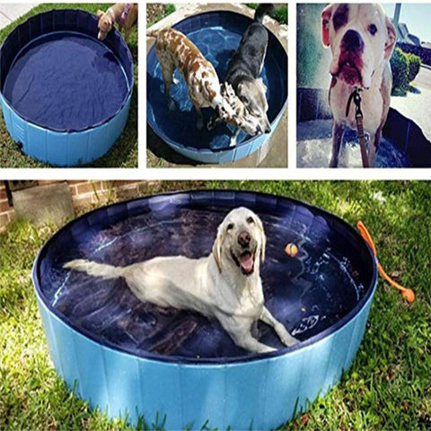 Foldable Pet Pool - Large Dog Swimming Bath Supplies