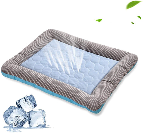 Pet Cooling Pad - Soft Ice Silk Mat for Dogs & Cats - Breathable Summer Blanket