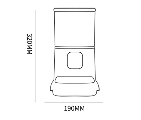 Smart Pet Feeder with Voice Recorder & WiFi - Automatic Cat & Dog Food Dispenser