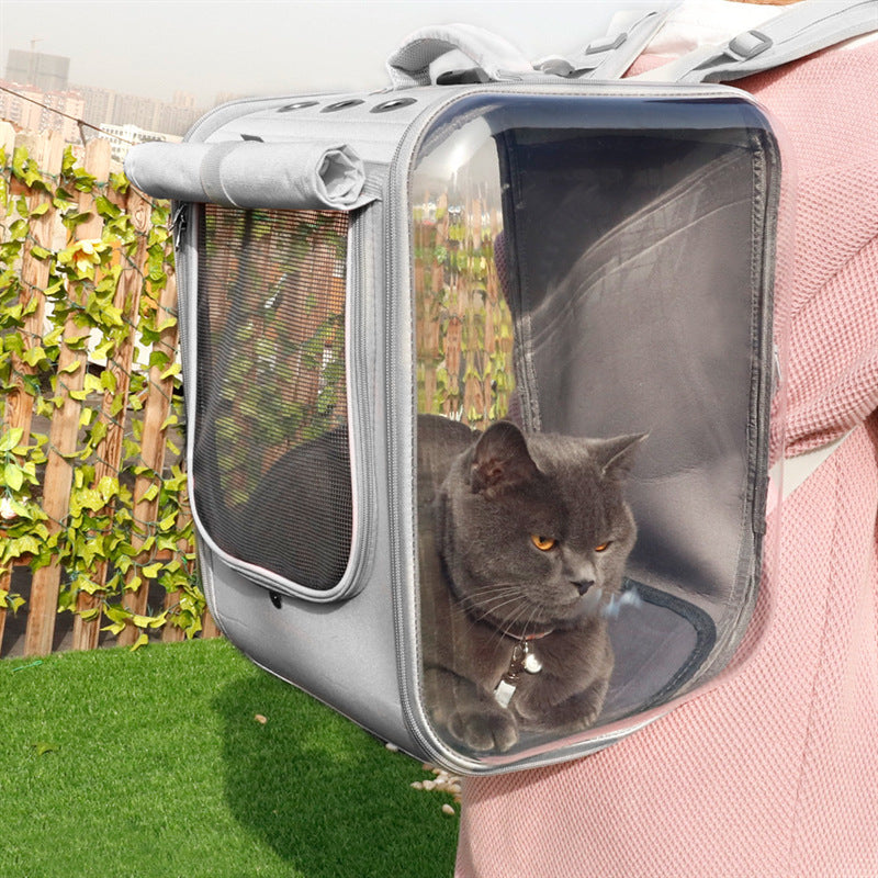 Pet Cat and Small Dogs Carrier Backpack Breathable  Travel Outdoor