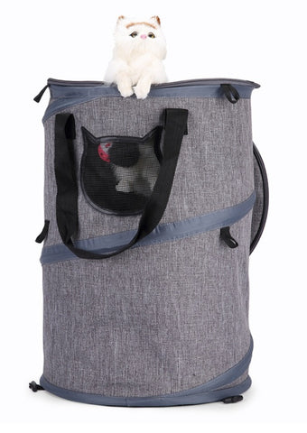 Fodable Pet Dog Cat Carrier Bag Outdoor Travel