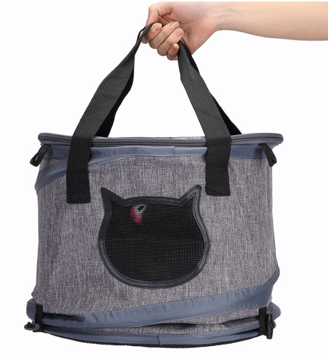 Fodable Pet Dog Cat Carrier Bag Outdoor Travel