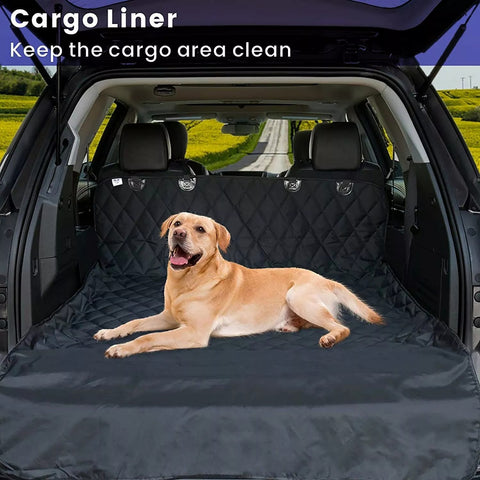 Seat Cover Rear Back Car Pet Dog Travel Waterproof Bench Protector