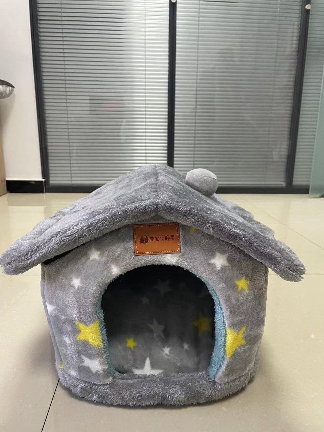 Foldable Dog House & Cat Bed - Warm Winter Kennel with Removable Enclosed Nest